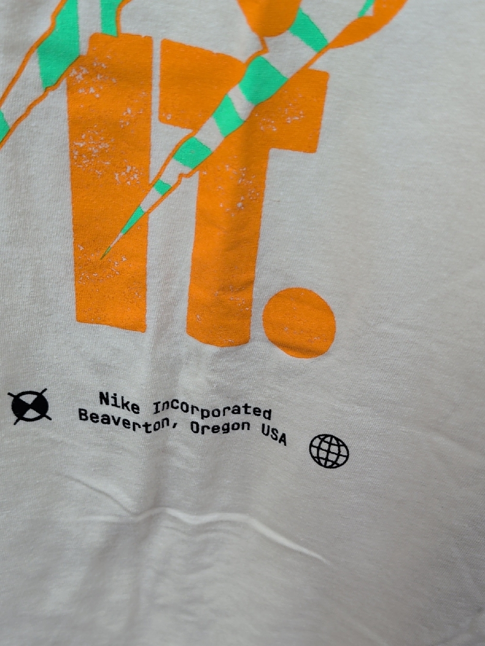 Nike Men’s Cream 'Just Do It' Graphic Tee XXL Nwt - Picture 3 of 6